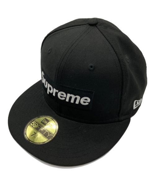 SUPREME（シュプリーム）SUPREME (シュプリーム) New Era (ニューエラ) World Famous Box Logo CAP ブラック サイズ:7 3/8の古着・服飾アイテム