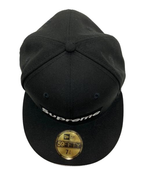 SUPREME（シュプリーム）SUPREME (シュプリーム) New Era (ニューエラ) World Famous Box Logo CAP ブラック サイズ:7 3/8の古着・服飾アイテム