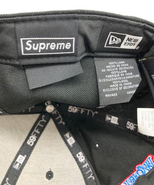 SUPREME（シュプリーム）SUPREME (シュプリーム) New Era (ニューエラ) World Famous Box Logo CAP ブラック サイズ:7 3/8の古着・服飾アイテム