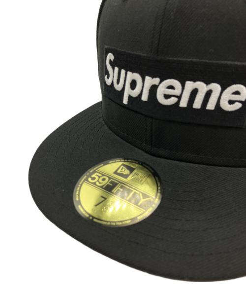 SUPREME（シュプリーム）SUPREME (シュプリーム) New Era (ニューエラ) World Famous Box Logo CAP ブラック サイズ:7 3/8の古着・服飾アイテム