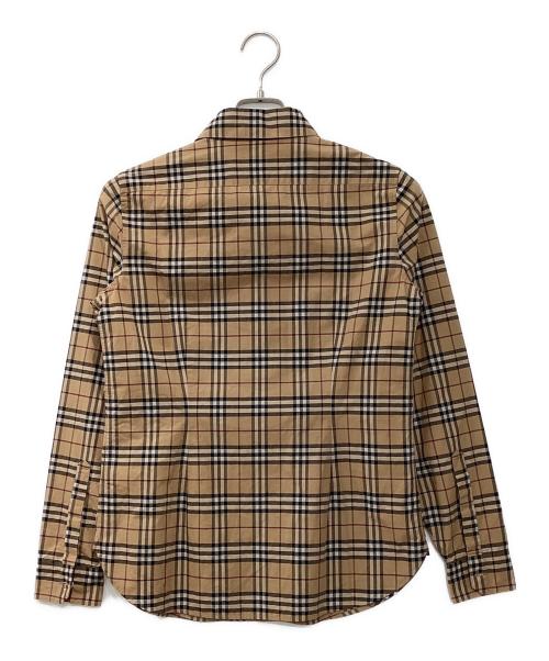 BURBERRY LONDON（バーバリーロンドン）BURBERRY LONDON (バーバリーロンドン) 比翼ノバチェックシャツ ベージュ サイズ:XSの古着・服飾アイテム