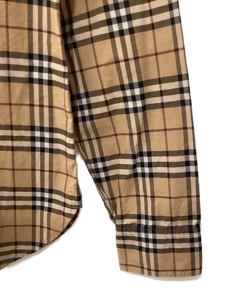 BURBERRY LONDON（バーバリーロンドン）BURBERRY LONDON (バーバリーロンドン) 比翼ノバチェックシャツ ベージュ サイズ:XSの古着・服飾アイテム