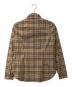BURBERRY LONDON (バーバリーロンドン) 比翼ノバチェックシャツ ベージュ サイズ:XS：11000円