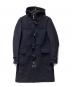 SCYEBASICS（サイベーシックス）の古着「Super140’S Wool Melton Duffle Coat」｜ネイビー