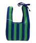 marimekko (マリメッコ) KNITTED MINI TOTE グリーン×ブルー 未使用品：13000円