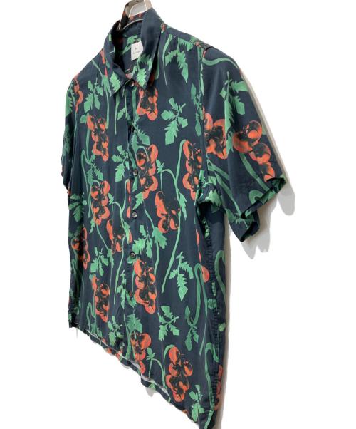 PS Paul Smith（ＰＳポールスミス）PS Paul Smith (ＰＳポールスミス) アロハシャツ ネイビー サイズ:Lの古着・服飾アイテム