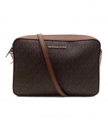 MICHAEL KORS（マイケルコース）の古着「チェーンショルダーバッグ」｜ベージュ