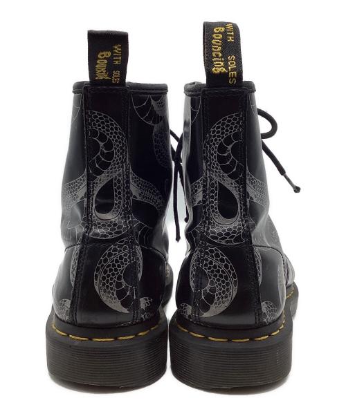 Dr.Martens（ドクターマーチン）Dr.Martens (ドクターマーチン) 1460 スネーク 8ホールブーツ ブラック サイズ:８の古着・服飾アイテム