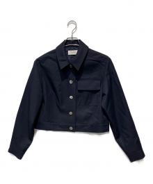 Ernie Palo（アーニーパロ）の古着「Wool Gabardine Short Blouson」｜ネイビー