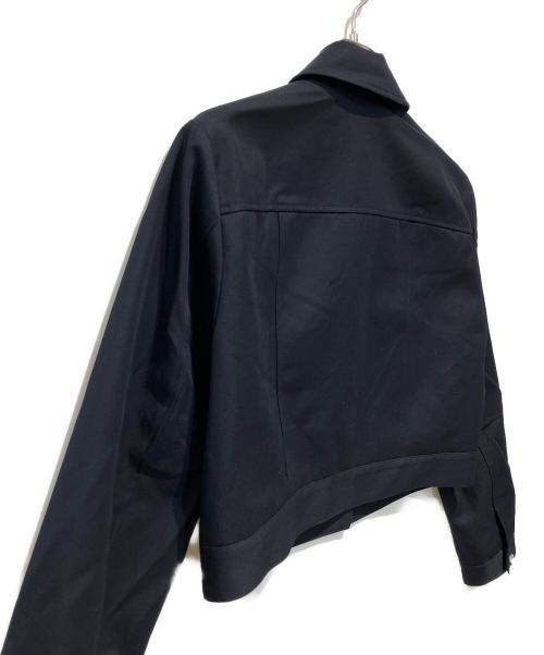 Ernie Palo（アーニーパロ）Ernie Palo (アーニーパロ) Wool Gabardine Short Blouson ネイビー サイズ:３８の古着・服飾アイテム