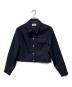 Ernie Palo（アーニーパロ）の古着「Wool Gabardine Short Blouson」｜ネイビー