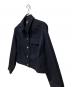中古・古着 Ernie Palo (アーニーパロ) Wool Gabardine Short Blouson ネイビー サイズ:３８：25000円