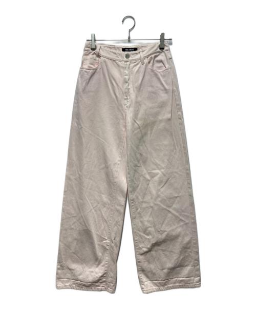 RAF SIMONS（ラフシモンズ）RAF SIMONS (ラフシモンズ) ワイドデニムパンツ ピンク サイズ:25の古着・服飾アイテム