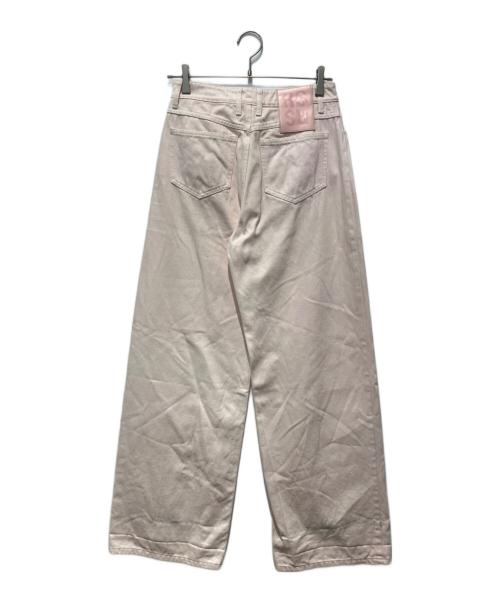 RAF SIMONS（ラフシモンズ）RAF SIMONS (ラフシモンズ) ワイドデニムパンツ ピンク サイズ:25の古着・服飾アイテム