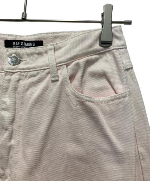 RAF SIMONS（ラフシモンズ）RAF SIMONS (ラフシモンズ) ワイドデニムパンツ ピンク サイズ:25の古着・服飾アイテム