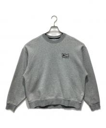 NIKE×stussy（ナイキ×ステューシー）の古着「Fleece Crew」｜グレー
