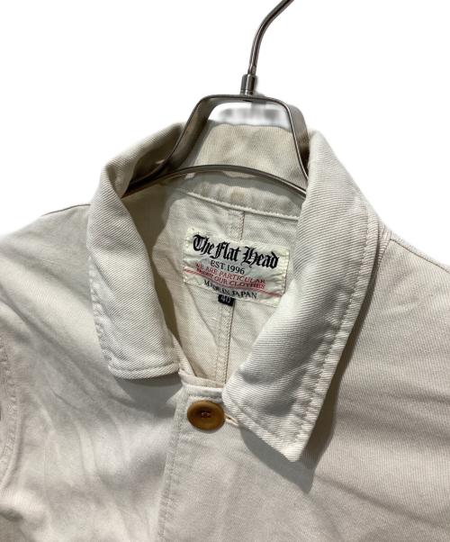THE FLAT HEAD（ザ・フラットヘッド）THE FLAT HEAD (ザ・フラットヘッド) サック ジャケット ベージュ サイズ:40の古着・服飾アイテム