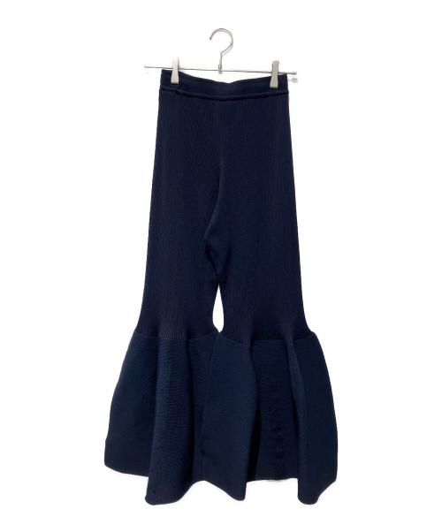 CFCL（シーエフシーエル）CFCL (シーエフシーエル) POTTERY CUPRO BELL BOTTOM PANTS ネイビー サイズ:1の古着・服飾アイテム
