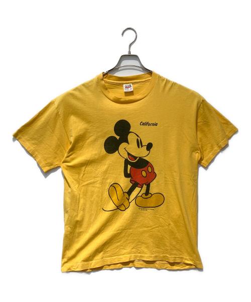 anvil（アンヴィル）anvil (アンヴィル) California Mickey Tee イエロー サイズ:XLの古着・服飾アイテム