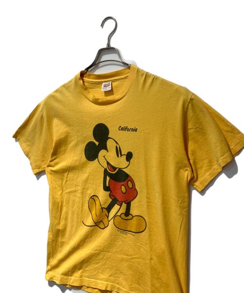 anvil（アンヴィル）anvil (アンヴィル) California Mickey Tee イエロー サイズ:XLの古着・服飾アイテム