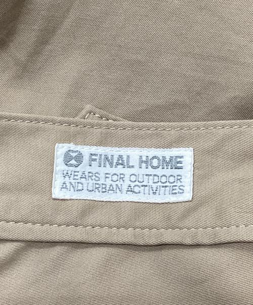 FINAL HOME（ファイナルホーム）FINAL HOME (ファイナルホーム) Design Shorts ベージュ サイズ:Mの古着・服飾アイテム