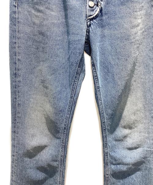 MM6 Maison Margiela（エムエムシックスメゾンマルジェラ）MM6 Maison Margiela (エムエムシックスメゾンマルジェラ) Cut-off Flare Denim/カットオフフレアデニム スカイブルー サイズ:42の古着・服飾アイテム