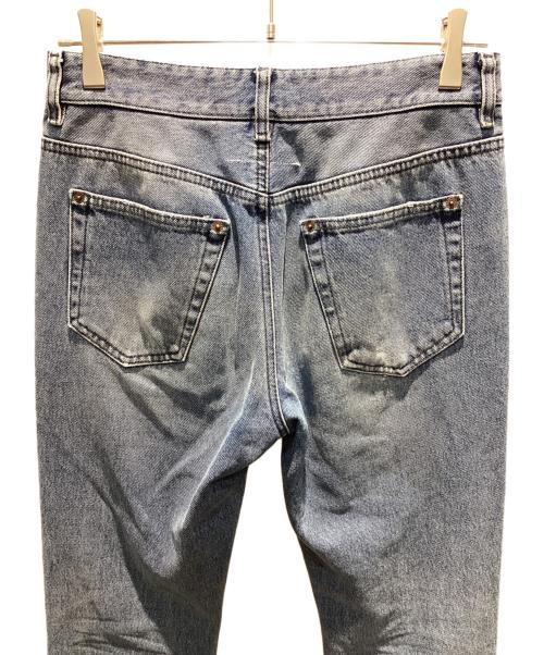 MM6 Maison Margiela（エムエムシックスメゾンマルジェラ）MM6 Maison Margiela (エムエムシックスメゾンマルジェラ) Cut-off Flare Denim/カットオフフレアデニム スカイブルー サイズ:42の古着・服飾アイテム