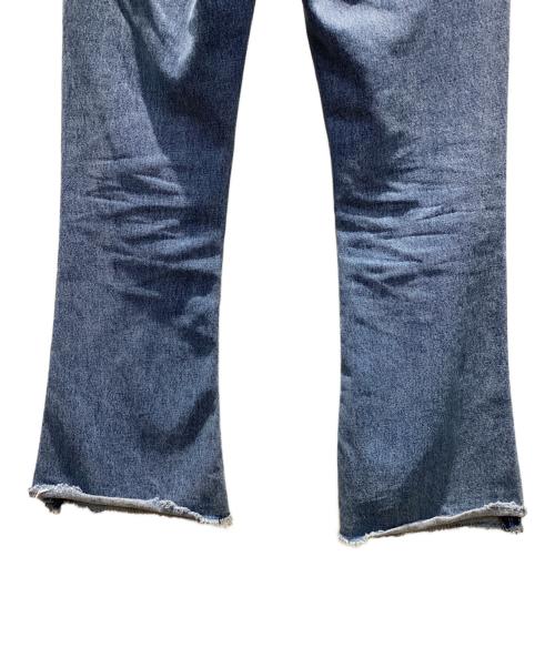 MM6 Maison Margiela（エムエムシックスメゾンマルジェラ）MM6 Maison Margiela (エムエムシックスメゾンマルジェラ) Cut-off Flare Denim/カットオフフレアデニム スカイブルー サイズ:42の古着・服飾アイテム