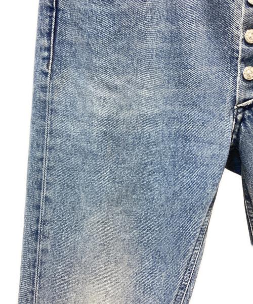 MM6 Maison Margiela（エムエムシックスメゾンマルジェラ）MM6 Maison Margiela (エムエムシックスメゾンマルジェラ) Cut-off Flare Denim/カットオフフレアデニム スカイブルー サイズ:42の古着・服飾アイテム