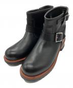 Schottショット）の古着「Engineer Short boots」｜ブラック