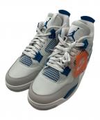 NIKEナイキ）の古着「Air Jordan 4 Retro "Industrial Blue" ハイカットスニーカー」｜ブルー