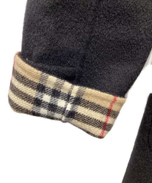 BURBERRY LONDON（バーバリーロンドン）BURBERRY LONDON (バーバリーロンドン) ウールカシミヤコート ブラック サイズ:40の古着・服飾アイテム