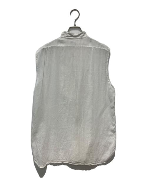 ARROW（アロー）ARROW (アロー) ノースリーブシャツ ホワイト サイズ:16-33の古着・服飾アイテム