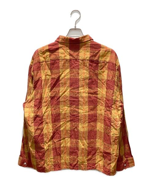 RATS（ラッツ）RATS (ラッツ) COTTON CHECK SHIRT オレンジ サイズ:XXLの古着・服飾アイテム
