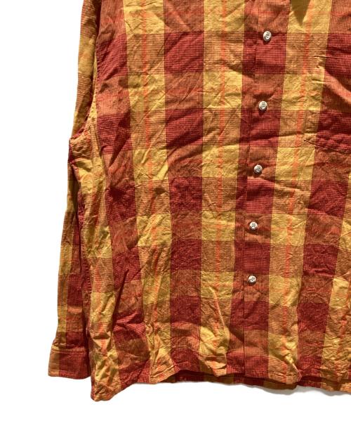 RATS（ラッツ）RATS (ラッツ) COTTON CHECK SHIRT オレンジ サイズ:XXLの古着・服飾アイテム