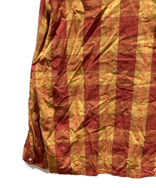 RATS（ラッツ）RATS (ラッツ) COTTON CHECK SHIRT オレンジ サイズ:XXLの古着・服飾アイテム