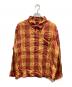 RATS（ラッツ）の古着「COTTON CHECK SHIRT」｜オレンジ
