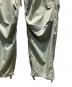 中古・古着 AURALEE (オーラリー) LIGHT FINX POLYESTER FATIGUE PANTS/ライトフィンクスポリエステル ファティーグパンツ グリーン サイズ:4：11000円