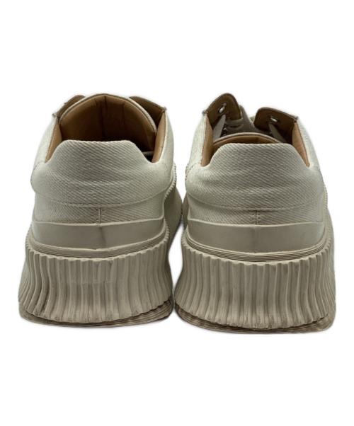 JIL SANDER（ジルサンダー）JIL SANDER (ジルサンダー) プラットフォームスニーカー アイボリー サイズ:41の古着・服飾アイテム