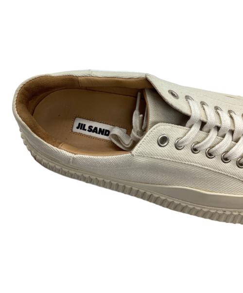 JIL SANDER（ジルサンダー）JIL SANDER (ジルサンダー) プラットフォームスニーカー アイボリー サイズ:41の古着・服飾アイテム