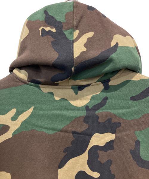 SUPREME（シュプリーム）SUPREME (シュプリーム) S Logo Zip Up Hooded Sweatshirt WOODLAND CAMO ブラウン×グリーン サイズ:Mの古着・服飾アイテム