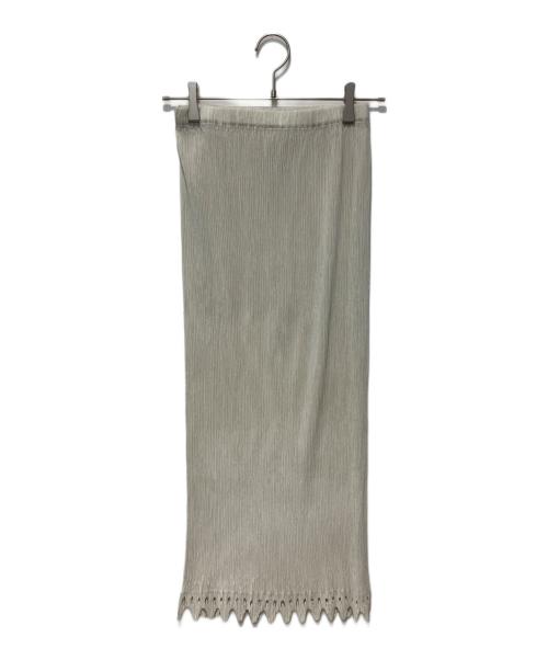 ISSEY MIYAKE（イッセイミヤケ）ISSEY MIYAKE (イッセイミヤケ) プリーツロングスカート グレー サイズ:1の古着・服飾アイテム