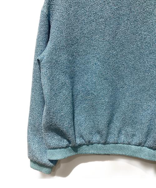 DRAWER（ドゥロワー）Drawer (ドゥロワー) シャイニーリブカラージャケット ブルー サイズ:FREEの古着・服飾アイテム