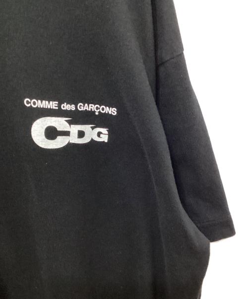 CDG（シーディージー）CDG (シーディージー) アシンメトリーデザインTシャツ ブラック サイズ:Mの古着・服飾アイテム