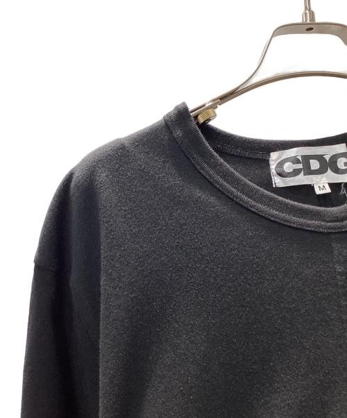 CDG（シーディージー）CDG (シーディージー) アシンメトリーデザインTシャツ ブラック サイズ:Mの古着・服飾アイテム