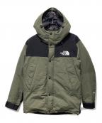 THE NORTH FACEザ ノース フェイス）の古着「マウンテンダウンジャケット」｜オリーブ×ブラック