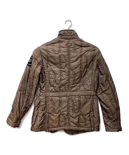 ARMANI JEANS（アルマーニジーンズ）ARMANI JEANS (アルマーニジーンズ) ハイネックキルティングジャケット オリーブ サイズ:EU 50の古着・服飾アイテム