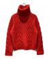 DRIES VAN NOTEN (ドリスヴァンノッテン) ケーブルドライバーズニット オレンジ サイズ:ｌ：33000円