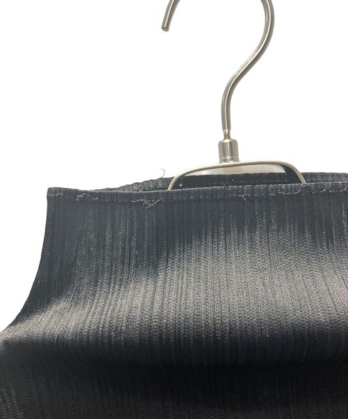 PLEATS PLEASE（プリーツプリーズ）PLEATS PLEASE (プリーツプリーズ) プリーツハイネックカットソー ブラック サイズ:4の古着・服飾アイテム