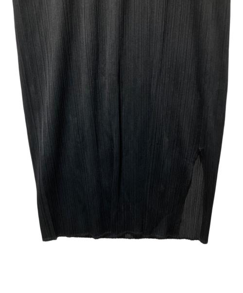 PLEATS PLEASE（プリーツプリーズ）PLEATS PLEASE (プリーツプリーズ) プリーツノースリーブワンピース ブラック サイズ:1の古着・服飾アイテム